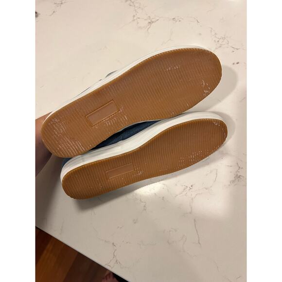 Vintage 90s Looney Tunes Tweety Bird Blue Velcro slip on flat shoes - Picture 6 of 15